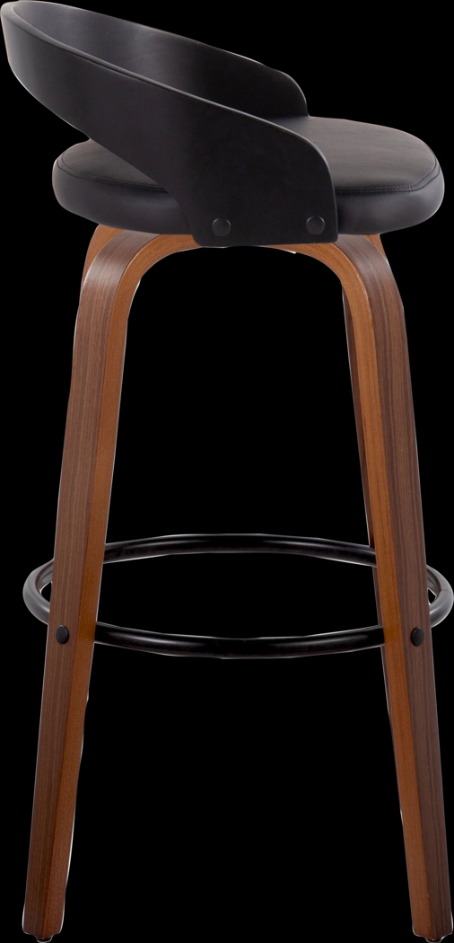 Zykan VIII Black Swivel Barstool, Set of 2 - Thumbnail - Image 7