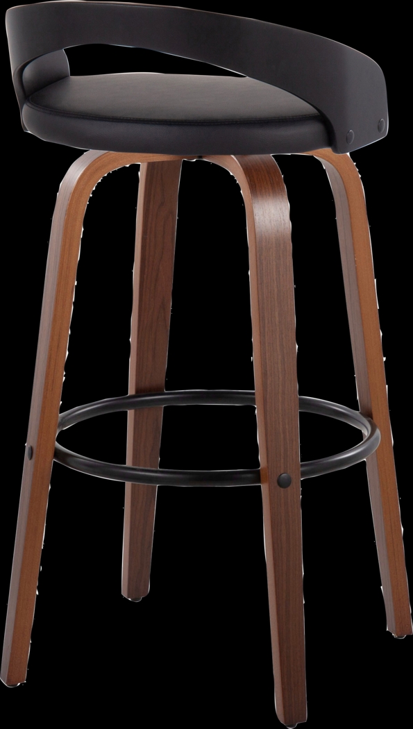 Zykan VIII Black Swivel Barstool, Set of 2 - Thumbnail - Image 8