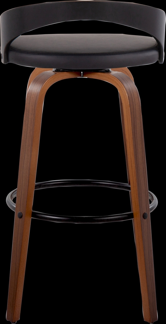 Zykan VIII Black Swivel Barstool, Set of 2 - Thumbnail - Image 9