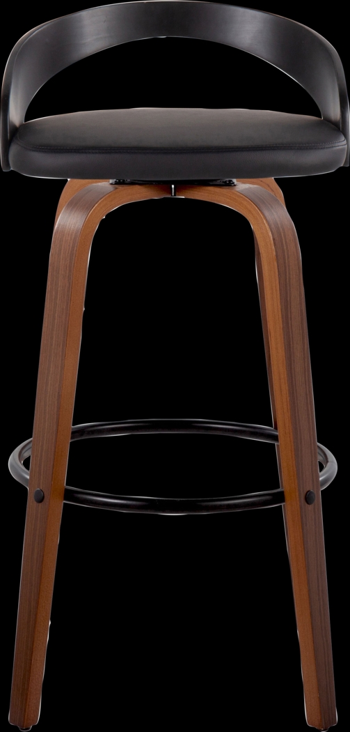 Zykan VIII Black Swivel Barstool, Set of 2 - Thumbnail - Image 10