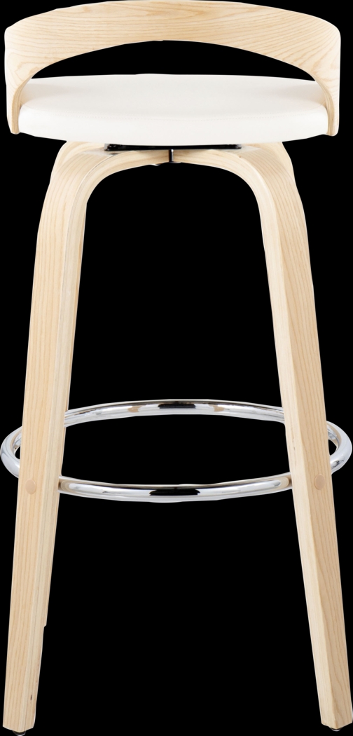 Zykan X White Swivel Barstool, Set of 2 - Thumbnail - Image 9