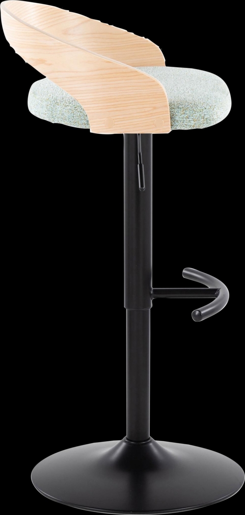 Zykan XII Light Green Adjustable Barstool, Set of 2 - Thumbnail - Image 6