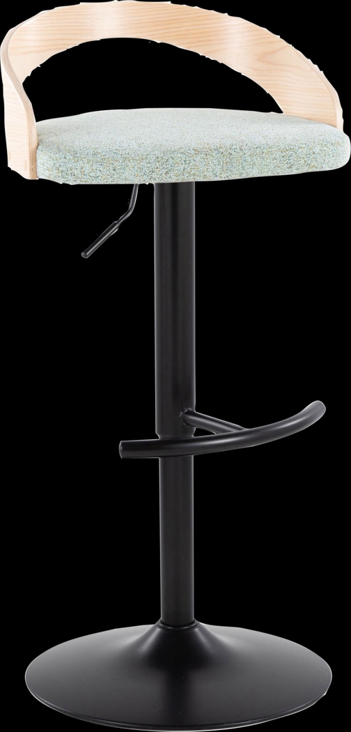 Zykan XII Light Green Adjustable Barstool, Set of 2 - Thumbnail - Image 7