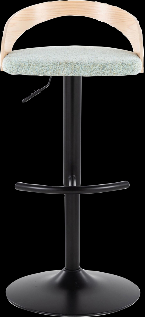 Zykan XII Light Green Adjustable Barstool, Set of 2 - Thumbnail - Image 8