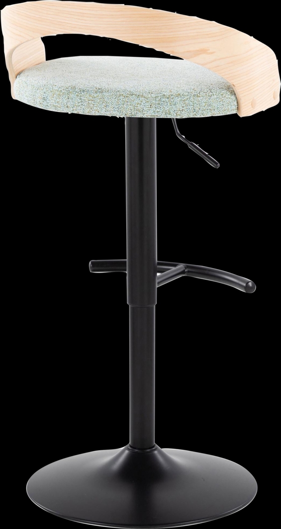 Zykan XII Light Green Adjustable Barstool, Set of 2 - Thumbnail - Image 9