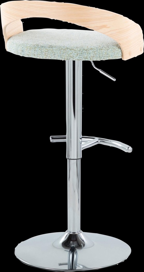 Zykan XIII Light Green Adjustable Barstool, Set of 2 - Thumbnail - Image 9