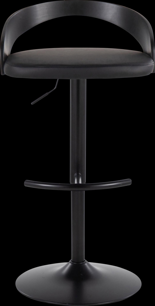 Zykan XIV Black Adjustable Barstool, Set of 2 - Thumbnail - Image 7