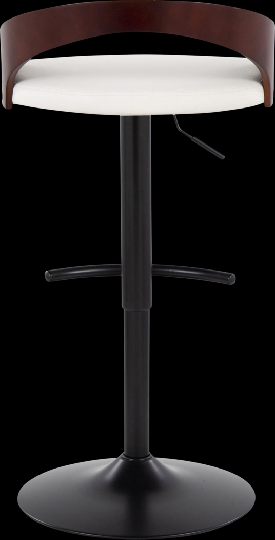 Zykan XV White Adjustable Barstool, Set of 2 - Thumbnail - Image 6