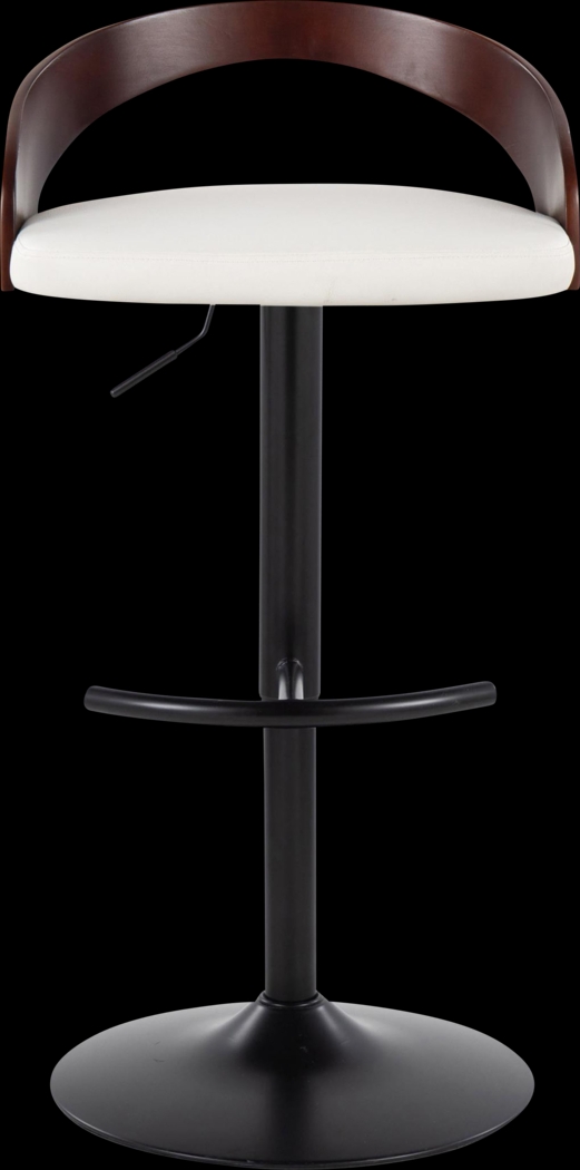 Zykan XV White Adjustable Barstool, Set of 2 - Thumbnail - Image 7