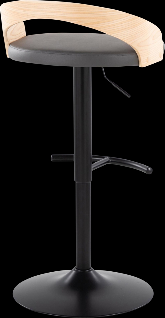 Zykan XVII Gray Adjustable Barstool, Set of 2 - Thumbnail - Image 5