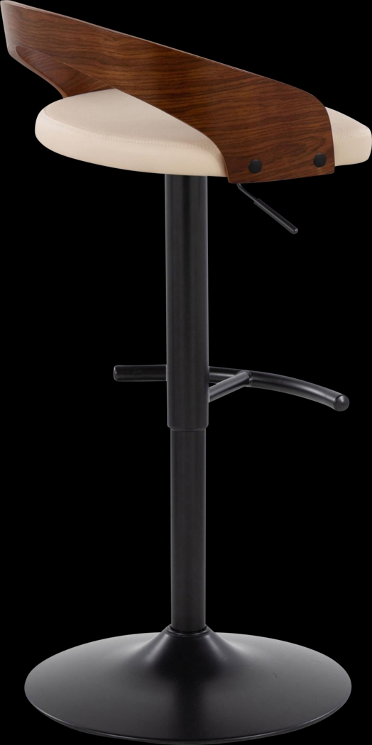 Zykan XVIII Cream Adjustable Barstool, Set of 2 - Thumbnail - Image 5