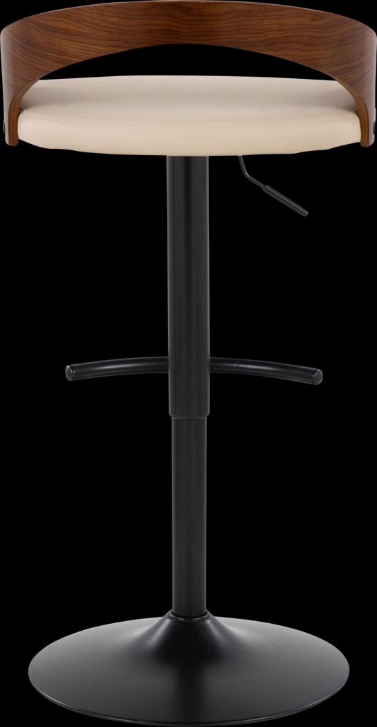 Zykan XVIII Cream Adjustable Barstool, Set of 2 - Thumbnail - Image 6