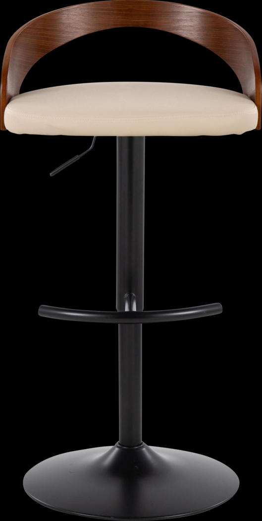 Zykan XVIII Cream Adjustable Barstool, Set of 2 - Thumbnail - Image 7