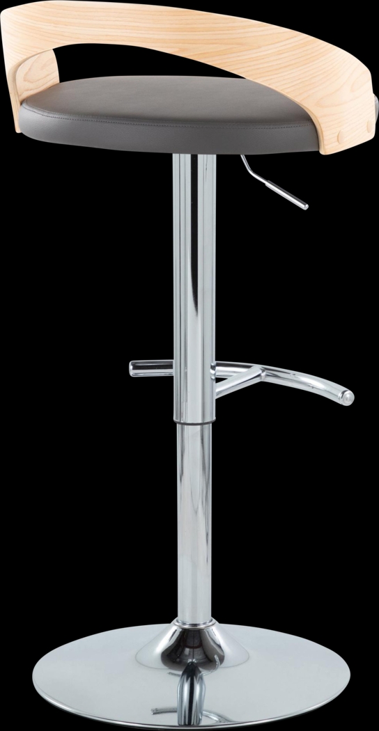 Zykan XXIII Gray Adjustable Barstool, Set of 2 - Thumbnail - Image 5