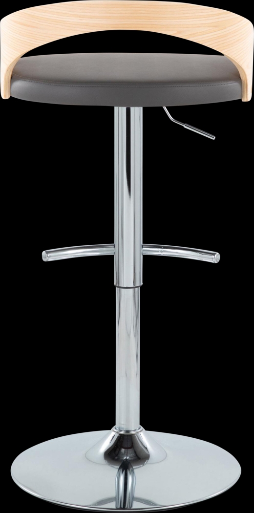 Zykan XXIII Gray Adjustable Barstool, Set of 2 - Thumbnail - Image 6