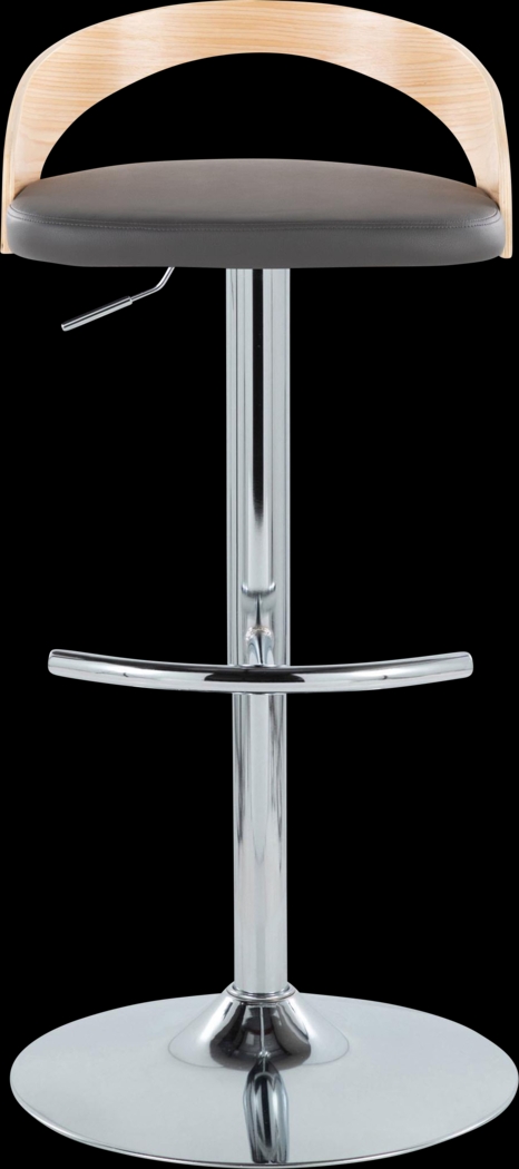 Zykan XXIII Gray Adjustable Barstool, Set of 2 - Thumbnail - Image 7