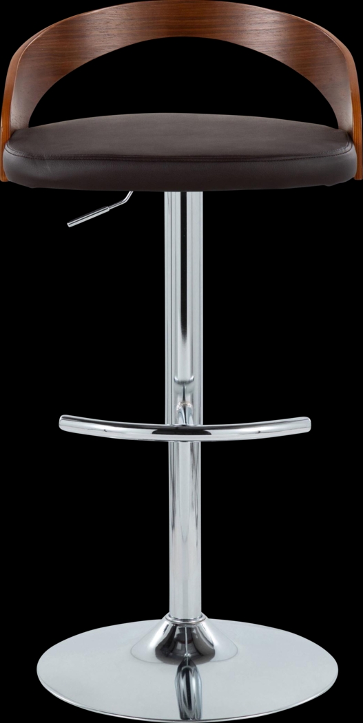 Zykan XXV Brown Adjustable Barstool, Set of 2 - Thumbnail - Image 7