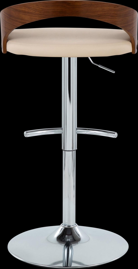 Zykan XXV Cream Adjustable Barstool, Set of 2 - Thumbnail - Image 6