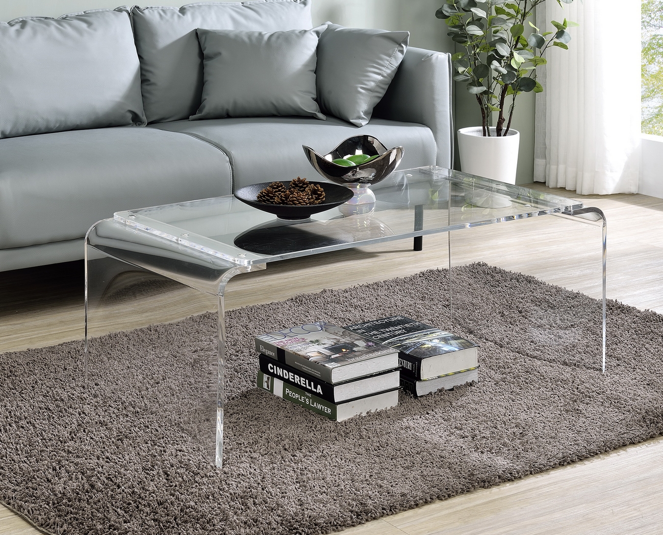 Zyma Clear Cocktail Table - Thumbnail - Image 2