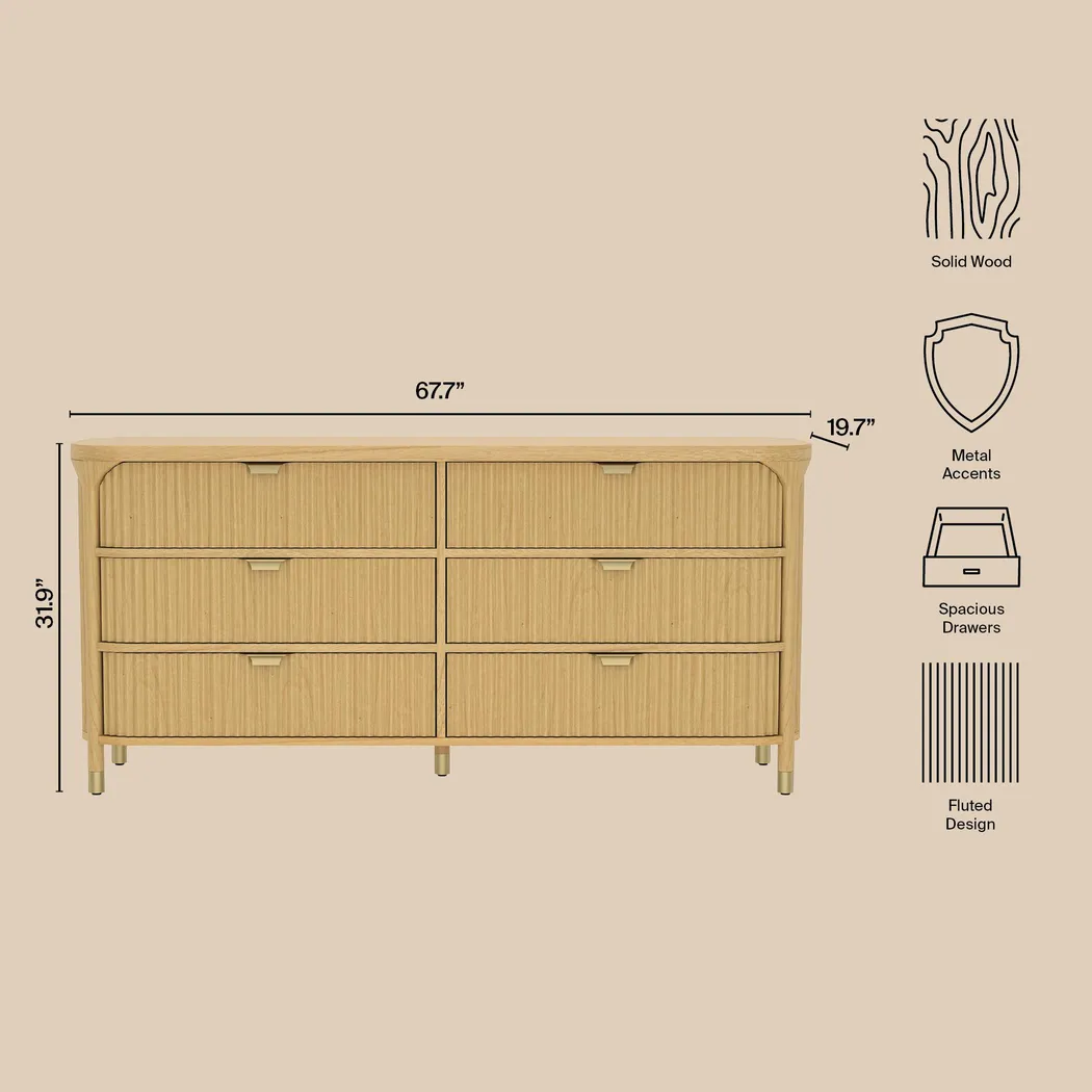 Zyme Brown Dresser - Thumbnail - Image 4