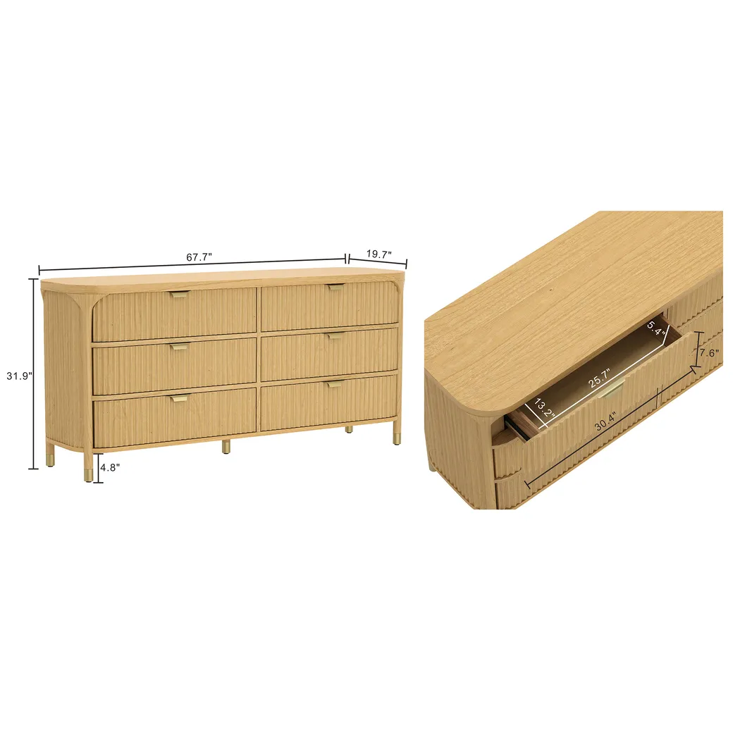 Zyme Brown Dresser - Thumbnail - Image 7