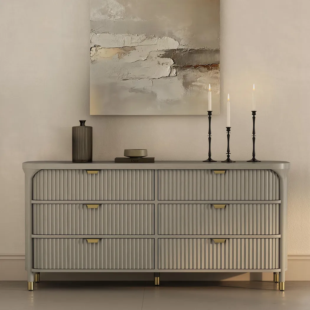 Zyme Gray Dresser - Thumbnail - Image 2