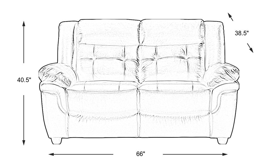 Ventoso Brown Leather Loveseat Rooms To Go
