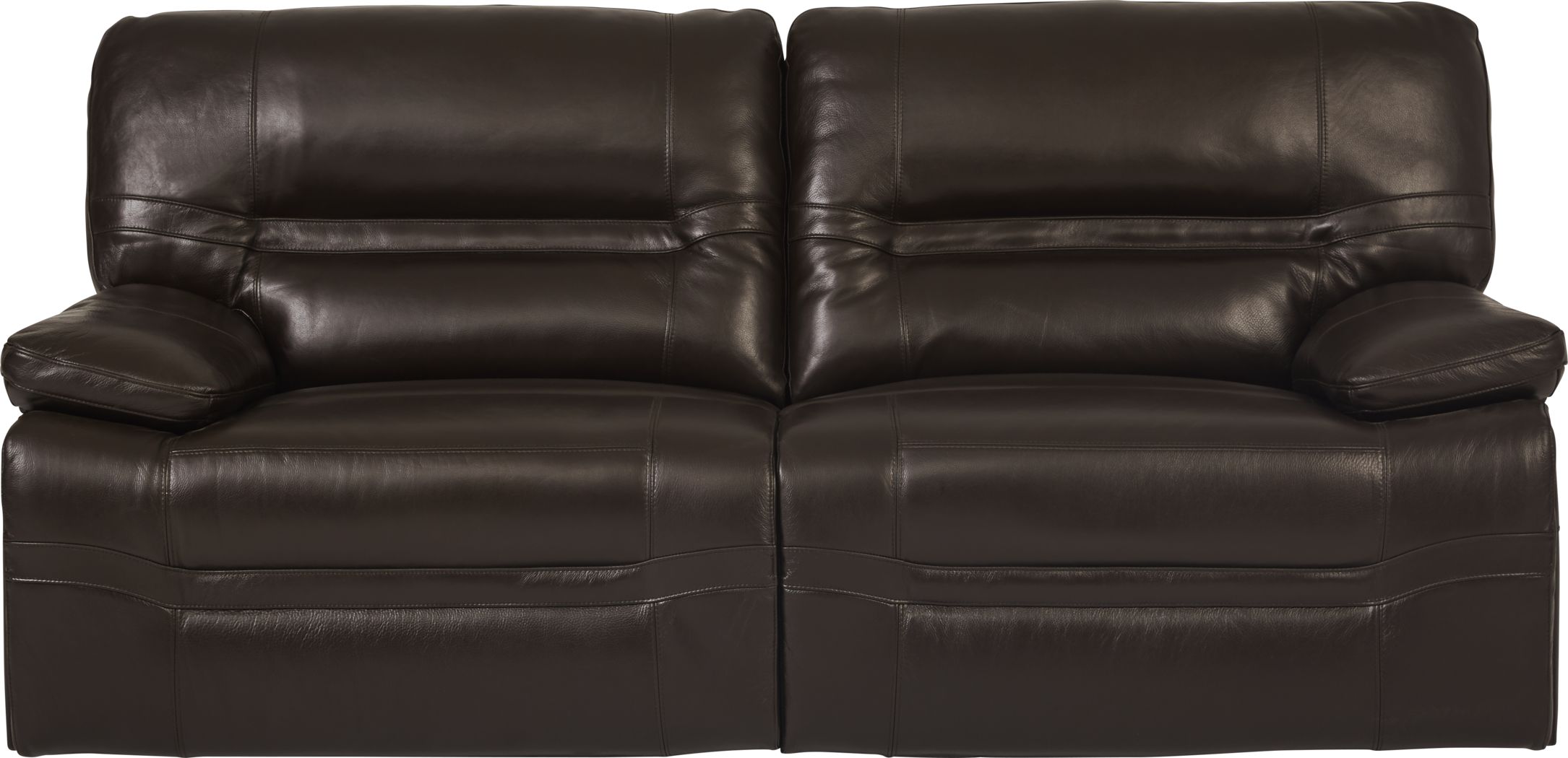 Vernazza Chocolate Leather Power Reclining Sofa Rooms To Go