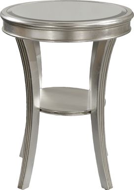 Waterbury Silver Accent Table