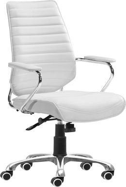 Watova Lane White Desk Chair
