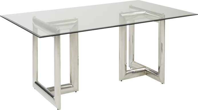 Waycroft Silver Rectangle Dining Table