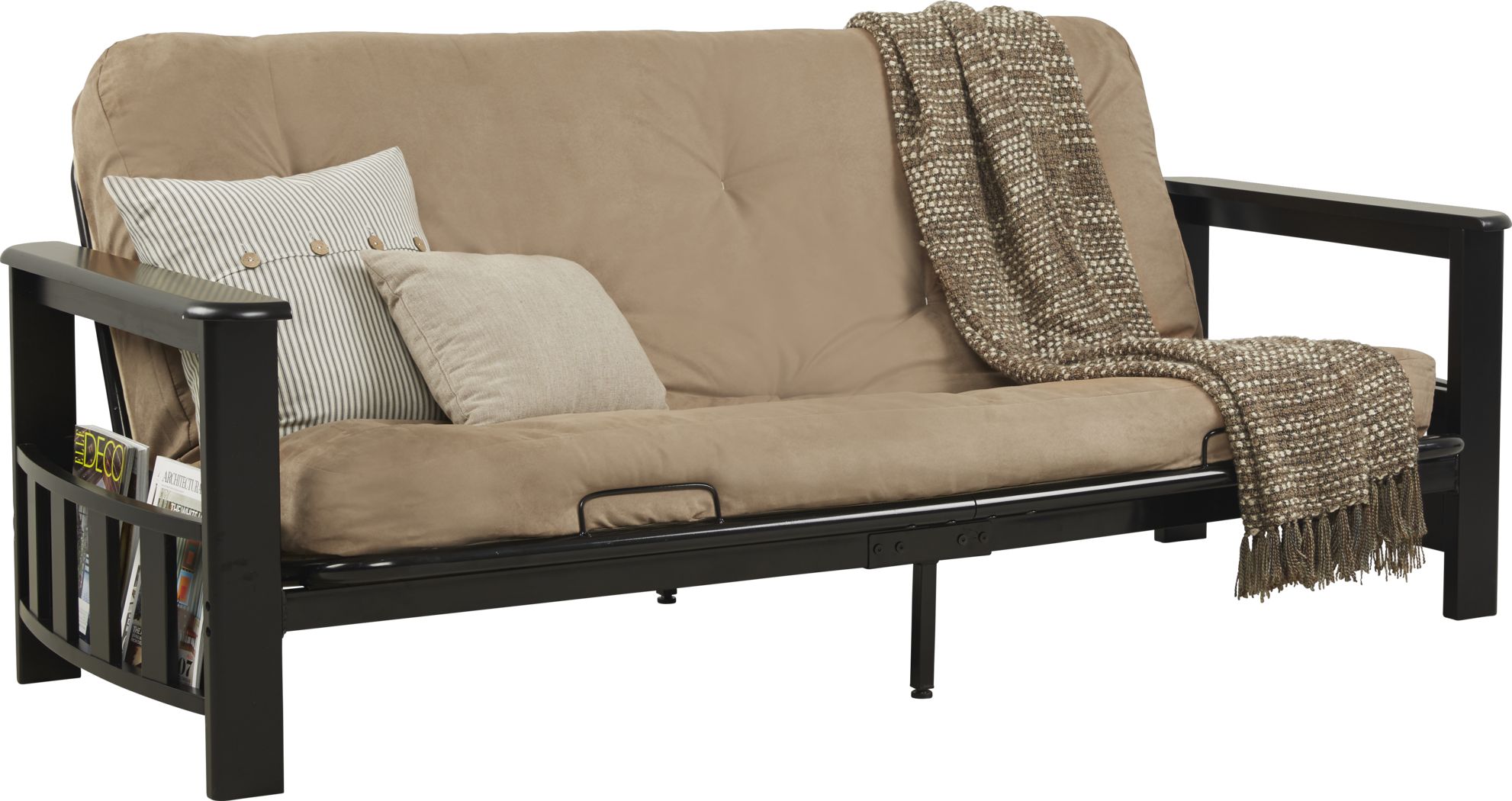 Kids Wheaton Black Futon - Rooms To Go