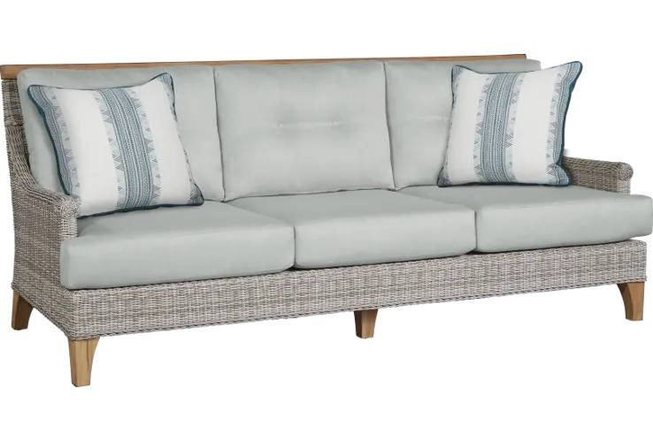 wicker sofa