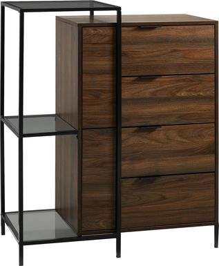 Wickville Walnut Accent Cabinet