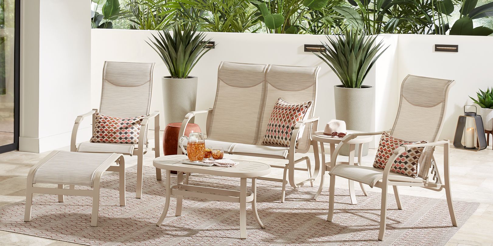 Slingback best sale chair outdoor