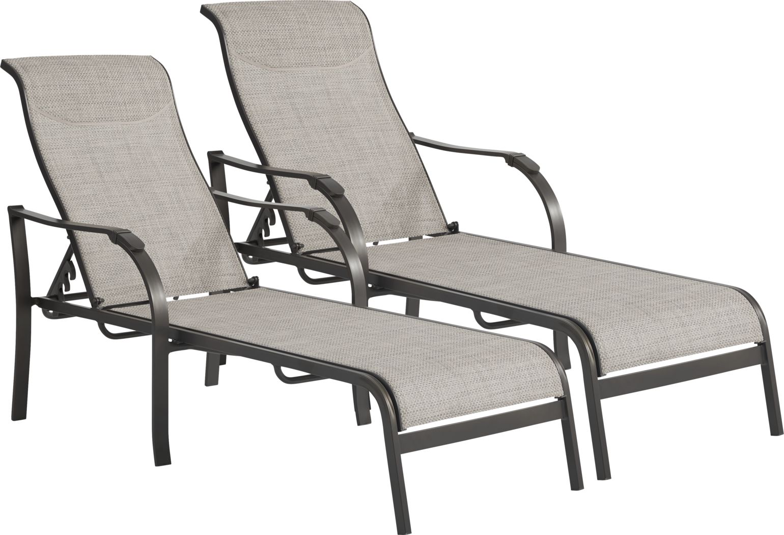 Windy Isle Bronze Outdoor Chaises, Set of 2 Rooms To Go