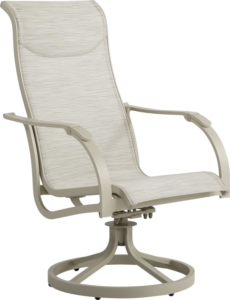 outdoor rocker with ottoman on Windy Isle Sand Outdoor Swivel Rocker Chair Rooms To Go