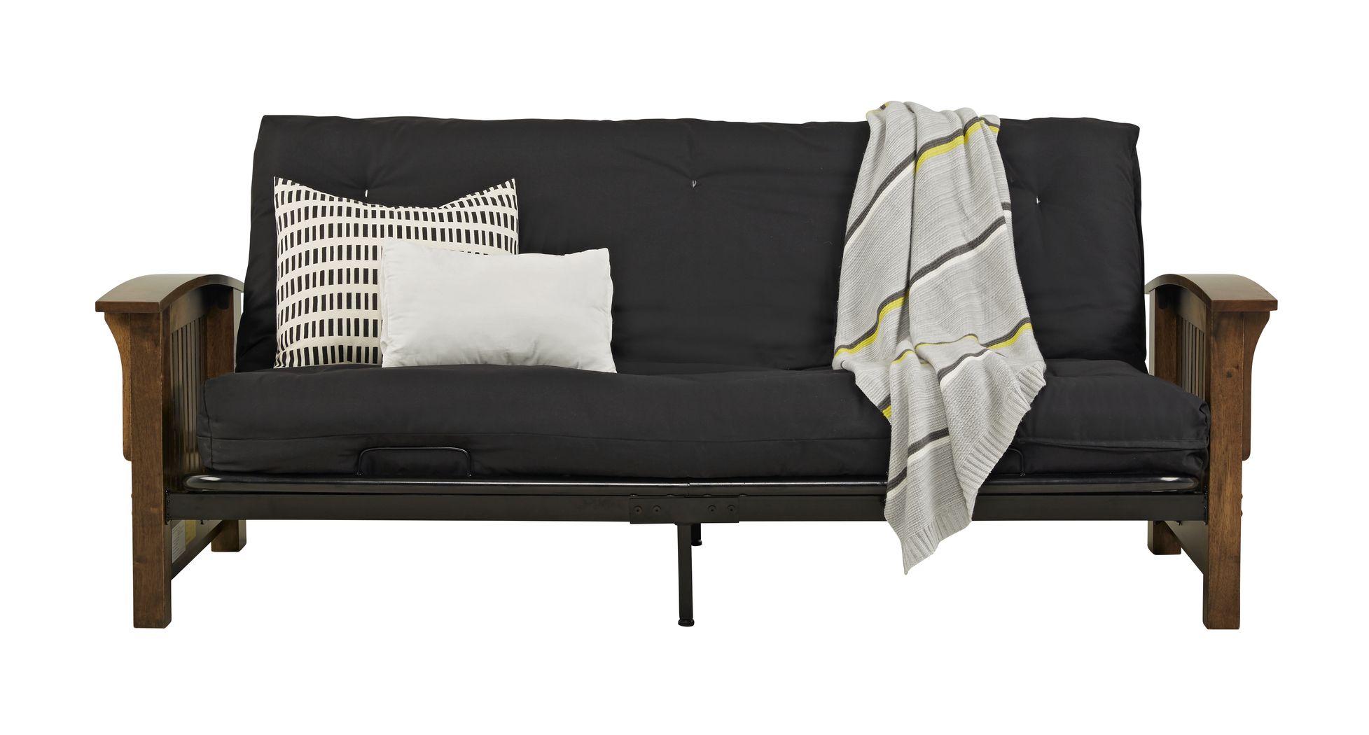 Kids Woodlyn Antique Brown Futon Rooms To Go