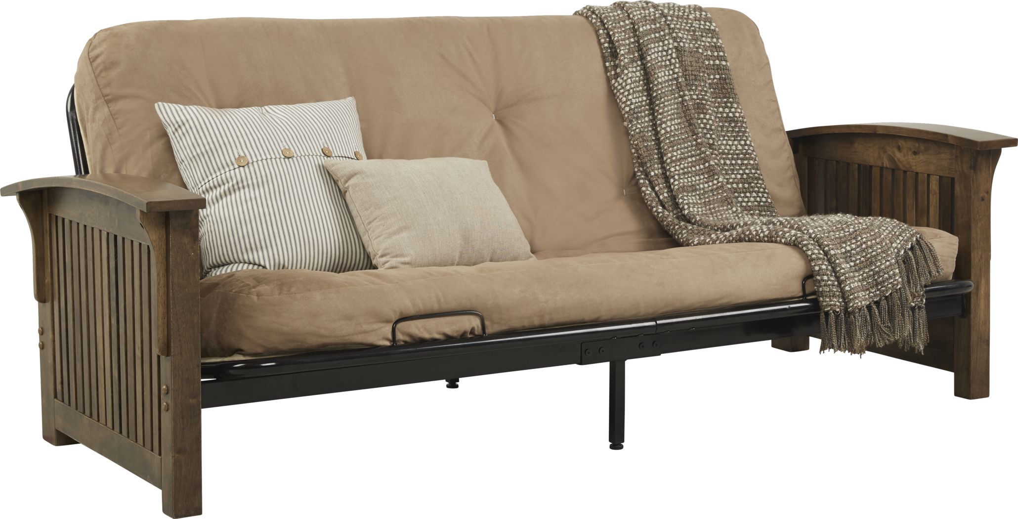 dark brown futon mattress full size