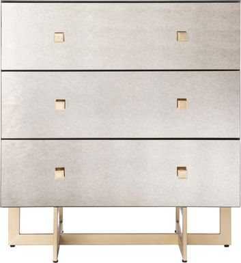 Wrentree Gold Accent Cabinet