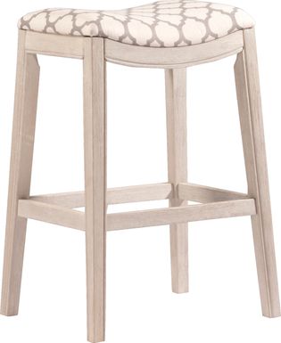 Yarnell White Counter Height Stool