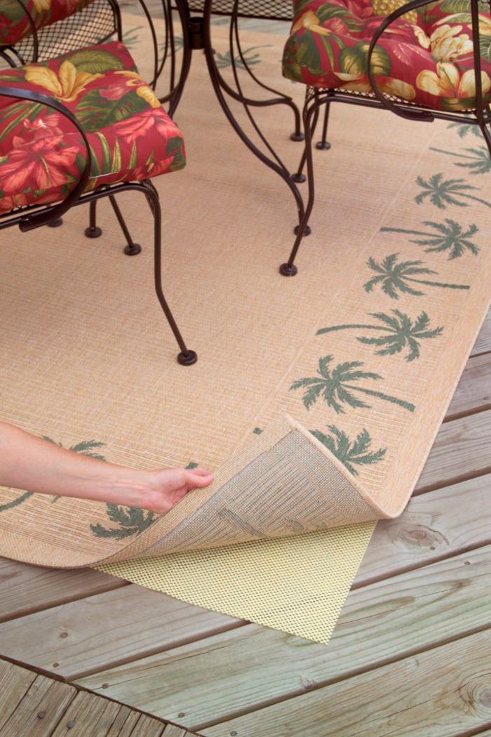 best outdoor rug pad for concrete